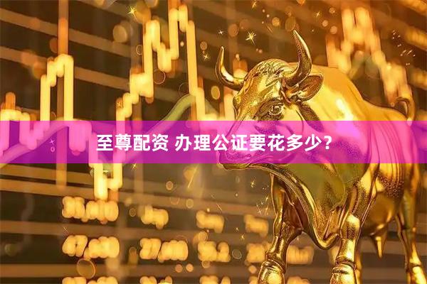 至尊配资 办理公证要花多少？